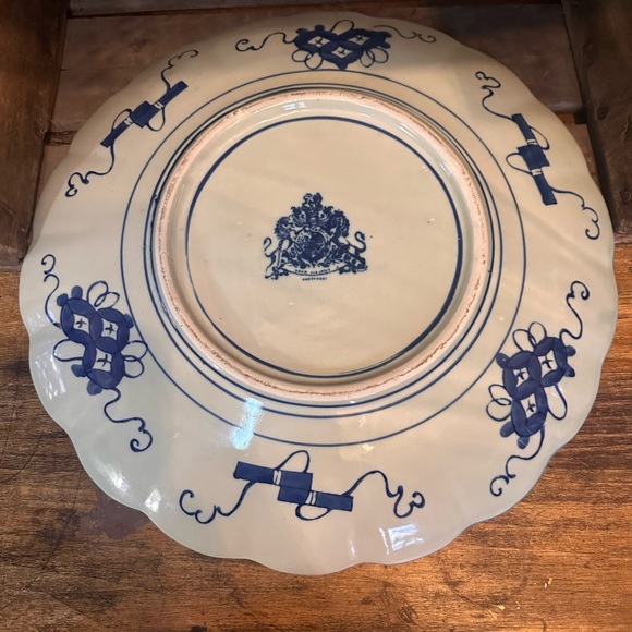 Antique Victoria Ware Ironstone Japanese Imari Style Platter, 14.25” - Picture 5 of 12